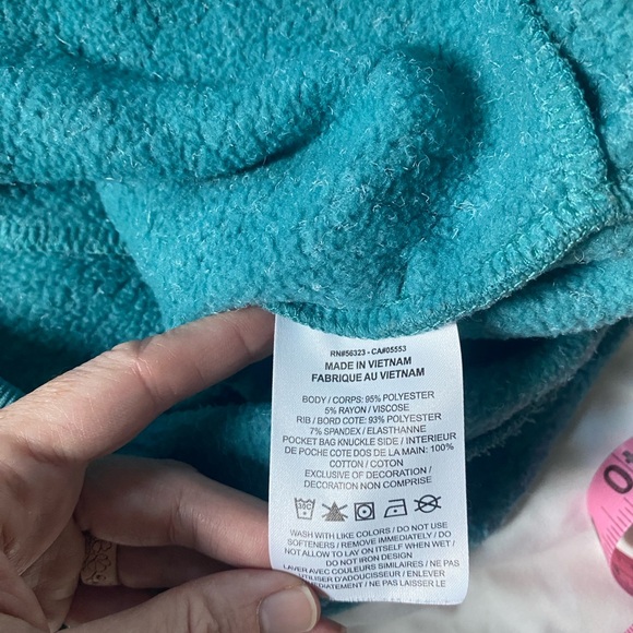 Nike Teal Therma-Fit Cowl-neck Fleece Pullover - Picture 15 of 15